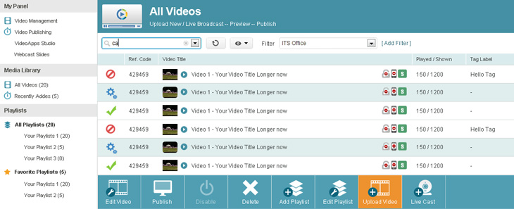 Browse & Organize Your Videos