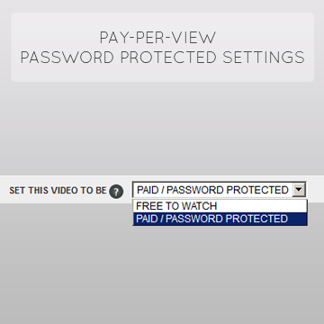 Enable Pay-Per-View video settings